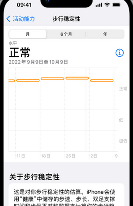 柳林iPhone手机维修如何在iPhone开启'步行稳定性通知'