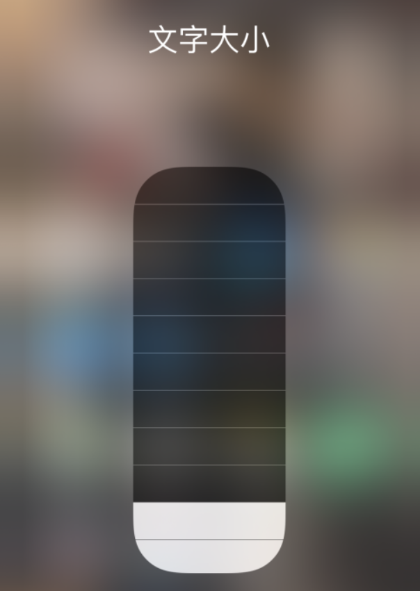 柳林苹果手机维修分享小技巧：在 iPhone 控制中心快速调节字体大小 